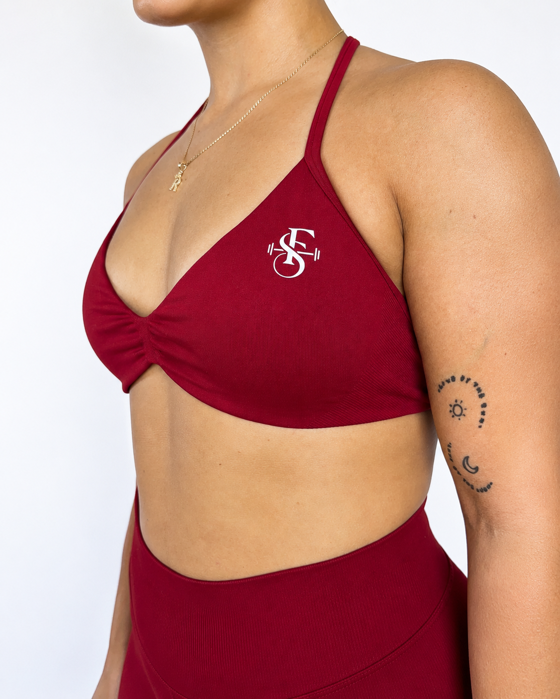 Sculpt Bra - Wine