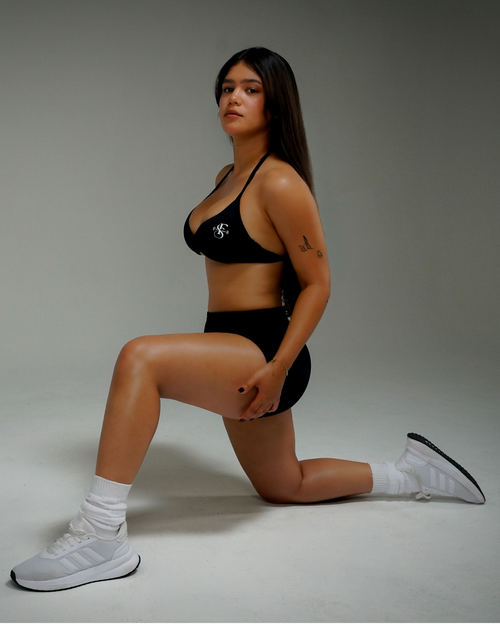 Sculpt Bra + Shorts Set - Black